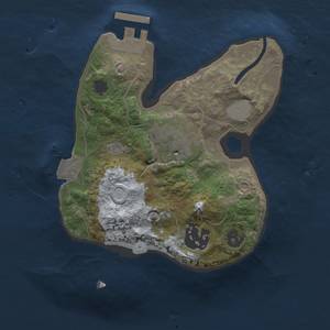 Thumbnail Rust Map: Procedural Map, Size: 1900, Seed: 1086230043, 6 Monuments