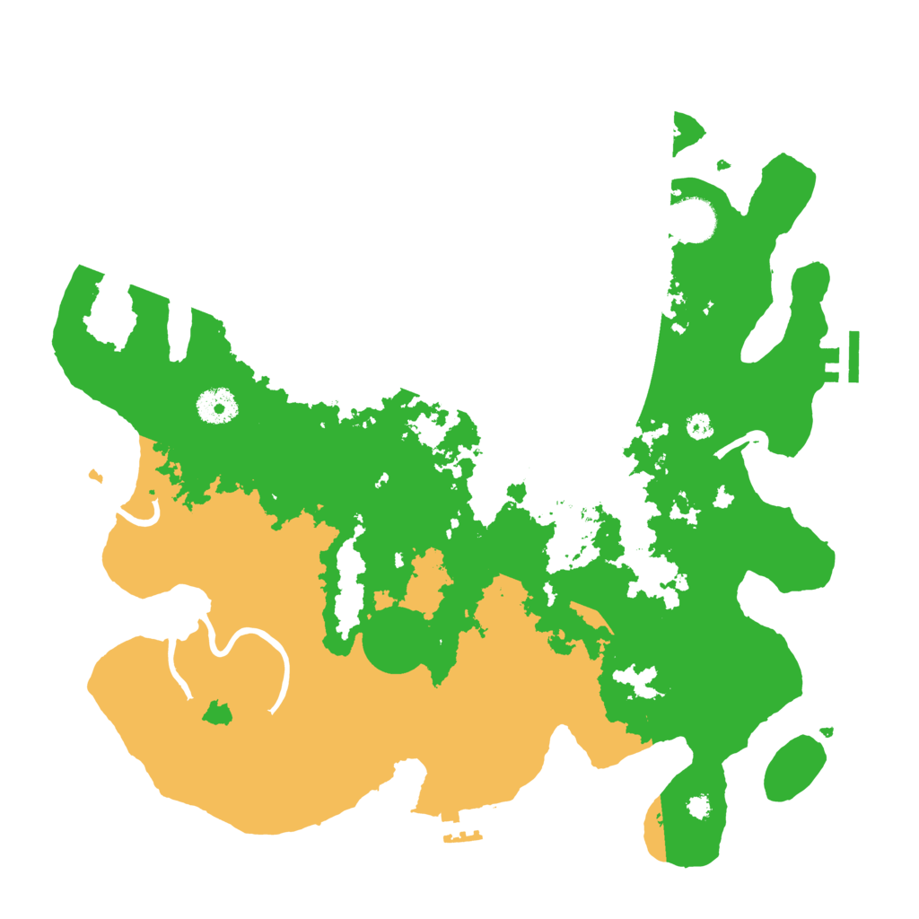 Biome Rust Map: Procedural Map, Size: 3600, Seed: 12246