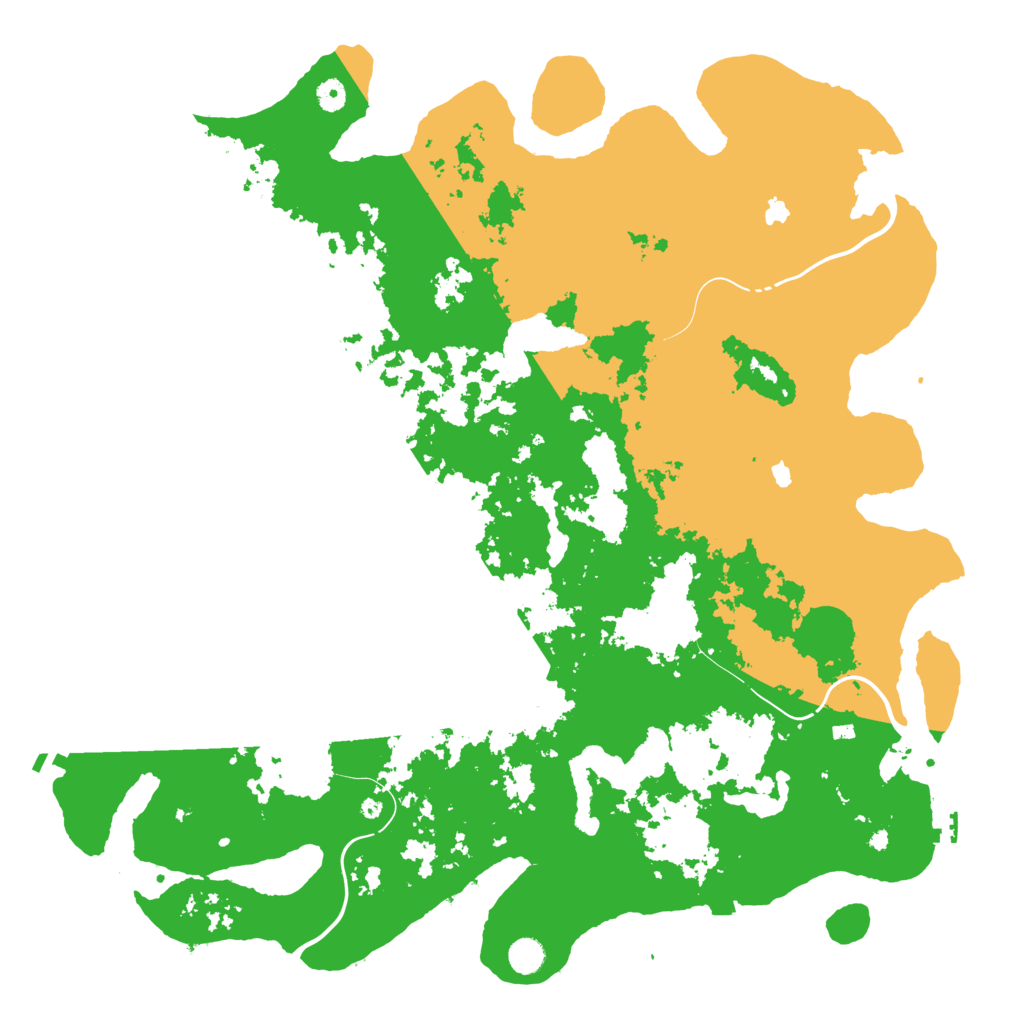 Biome Rust Map: Procedural Map, Size: 5000, Seed: 1995415649