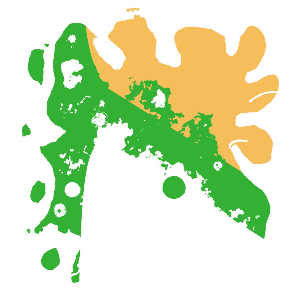 Biome Rust Map: Procedural Map, Size: 3500, Seed: 171375212
