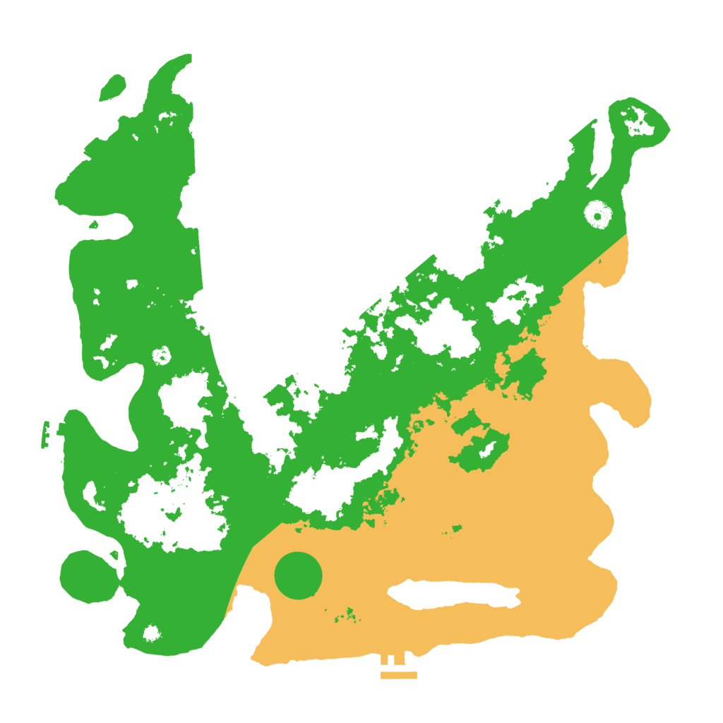 Biome Rust Map: Procedural Map, Size: 4000, Seed: 86386