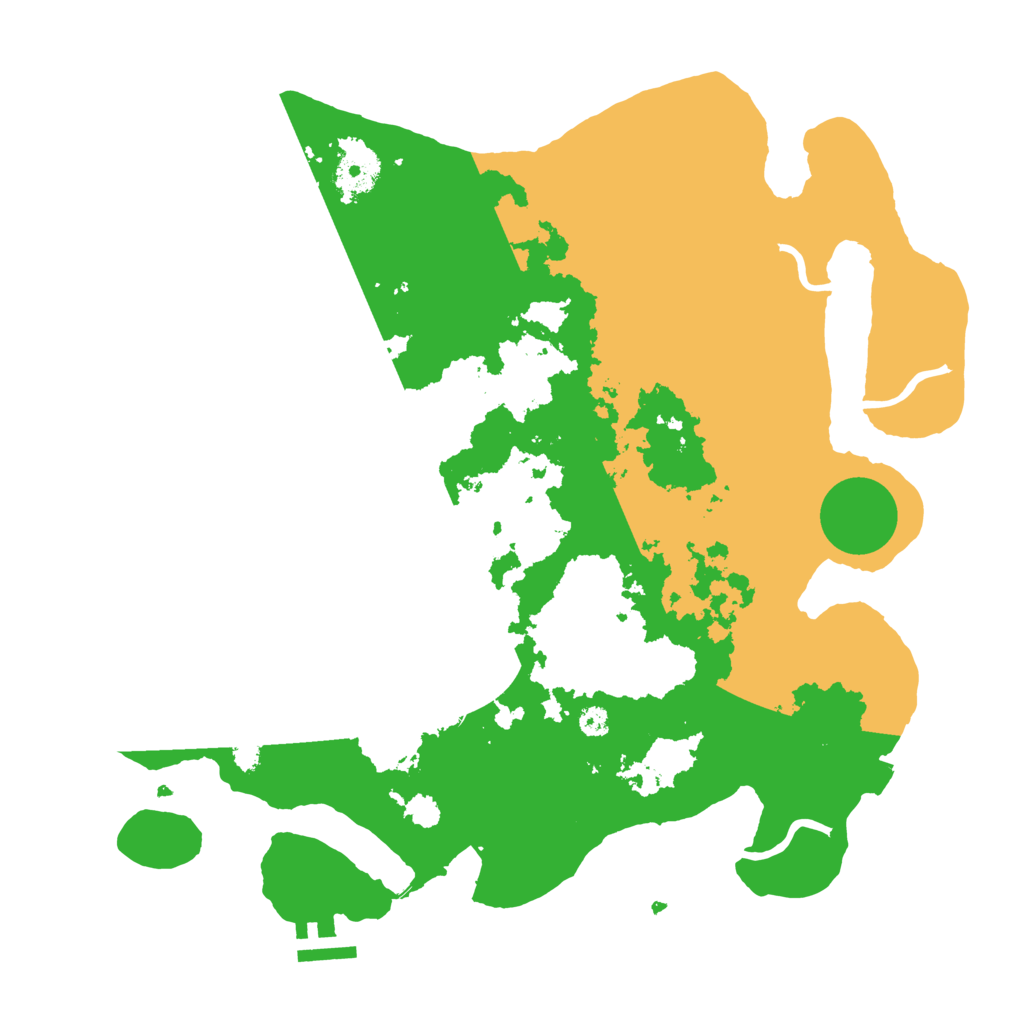 Biome Rust Map: Procedural Map, Size: 3500, Seed: 874140342