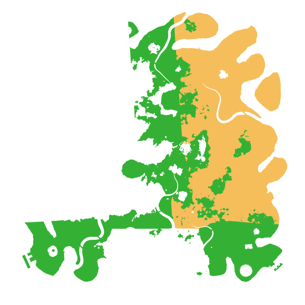Biome Rust Map: Procedural Map, Size: 4400, Seed: 85147213