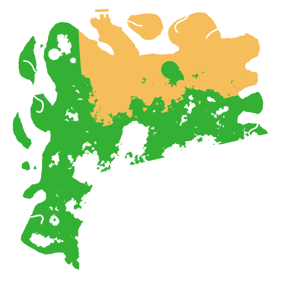 Biome Rust Map: Procedural Map, Size: 4500, Seed: 2097513204