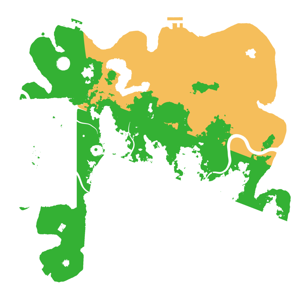 Biome Rust Map: Procedural Map, Size: 4000, Seed: 744551309