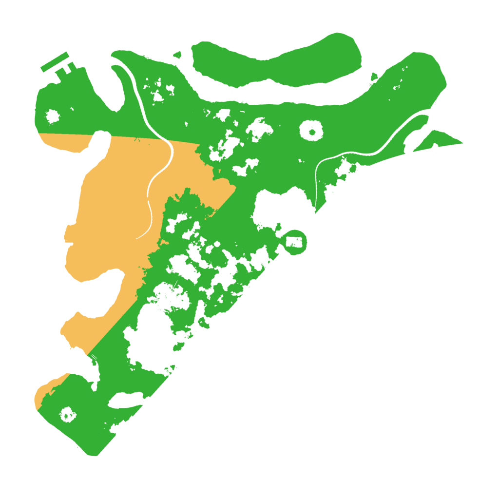 Biome Rust Map: Procedural Map, Size: 3300, Seed: 554225030