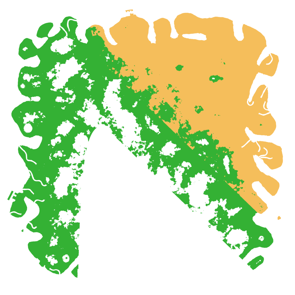 Biome Rust Map: Procedural Map, Size: 6000, Seed: 180996978