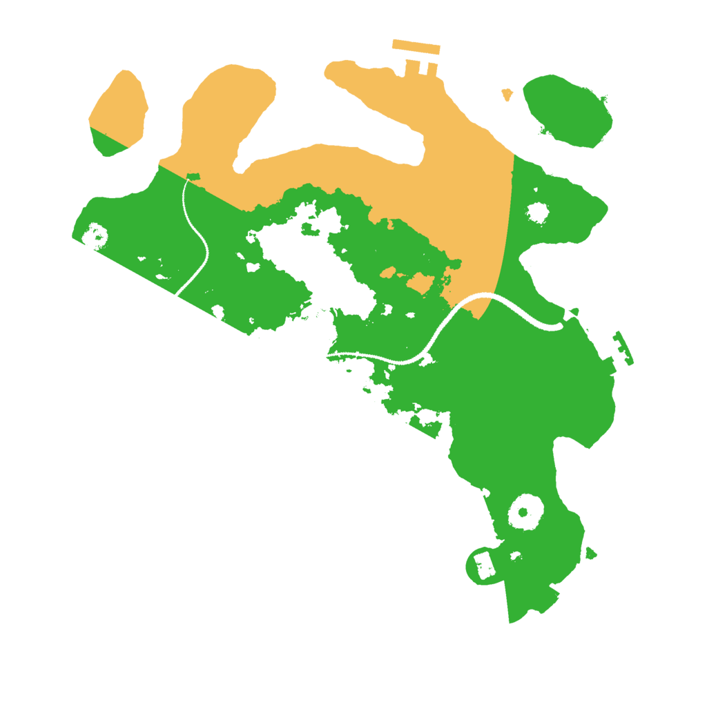 Biome Rust Map: Procedural Map, Size: 3000, Seed: 3279