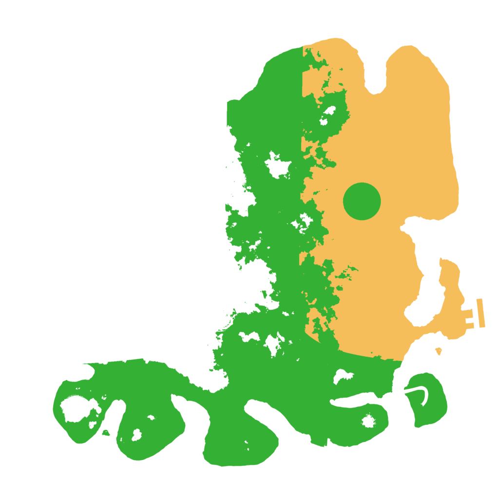 Biome Rust Map: Procedural Map, Size: 3500, Seed: 1171216613