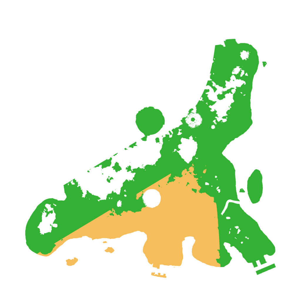 Biome Rust Map: Procedural Map, Size: 3000, Seed: 94256