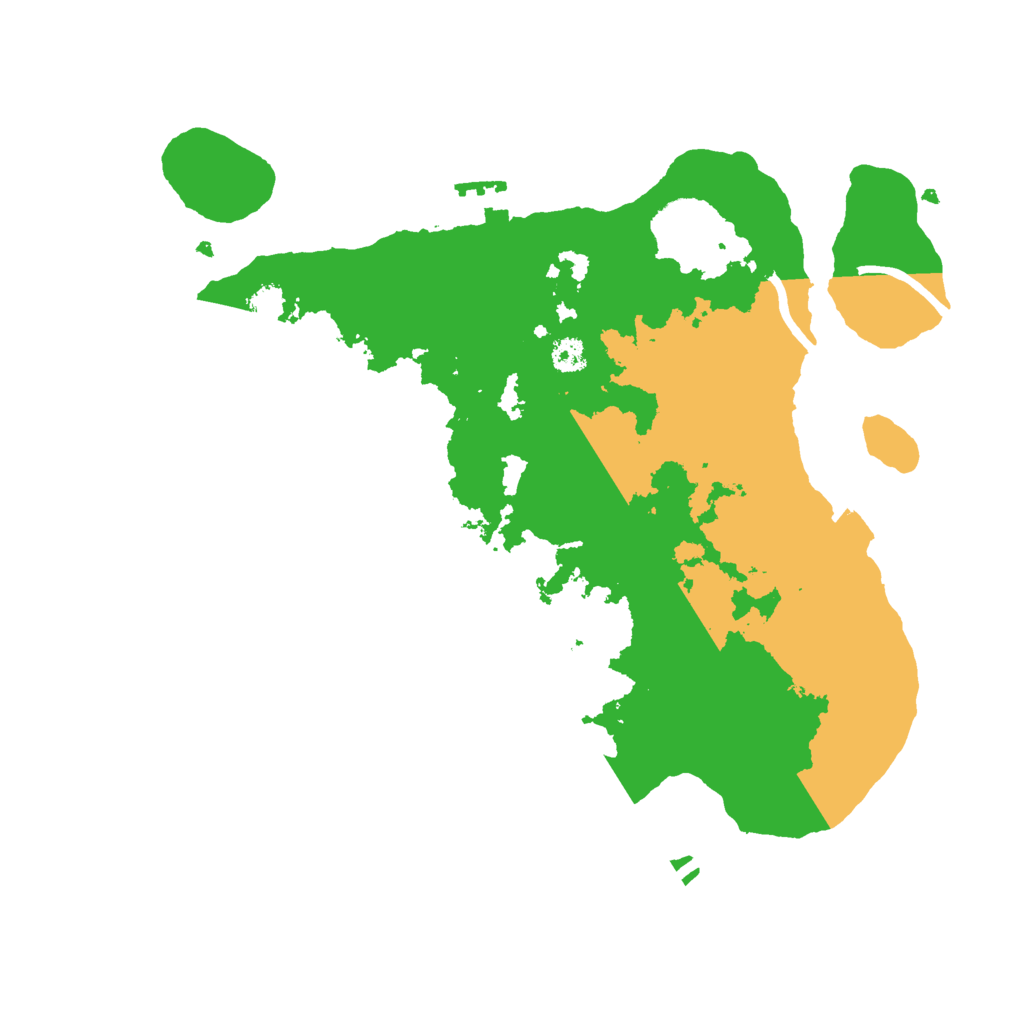 Biome Rust Map: Procedural Map, Size: 3000, Seed: 349103779