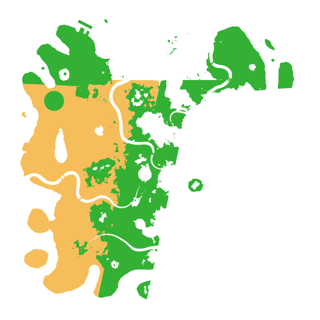 Biome Rust Map: Procedural Map, Size: 4250, Seed: 1193952628