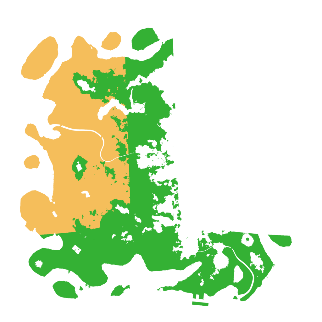 Biome Rust Map: Procedural Map, Size: 4000, Seed: 4031