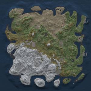 Thumbnail Rust Map: Procedural Map, Size: 4500, Seed: 4732690, 19 Monuments