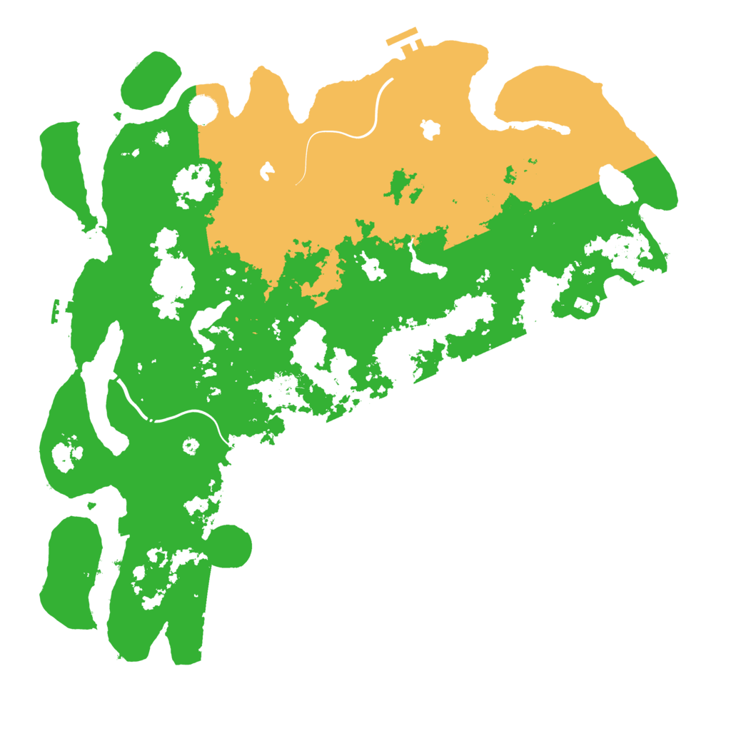 Biome Rust Map: Procedural Map, Size: 4500, Seed: 141779076