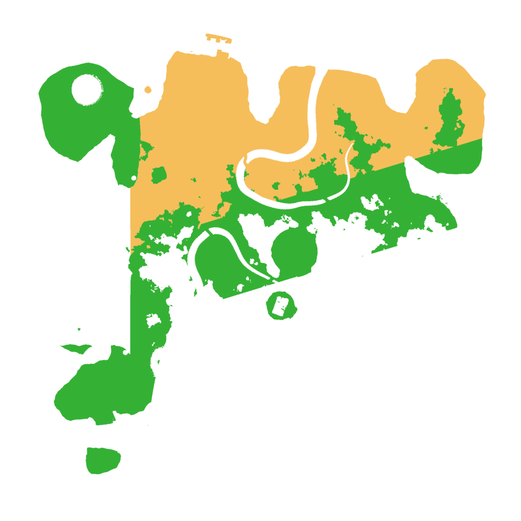 Biome Rust Map: Procedural Map, Size: 3000, Seed: 470576993