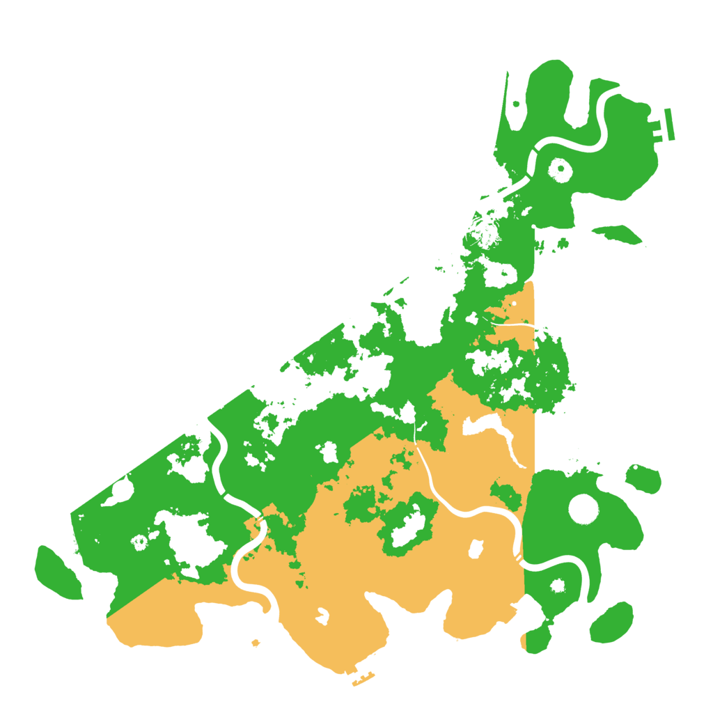 Biome Rust Map: Procedural Map, Size: 4500, Seed: 678534