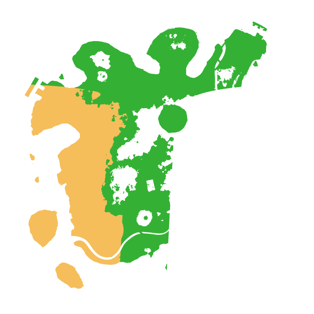 Biome Rust Map: Procedural Map, Size: 3000, Seed: 29472