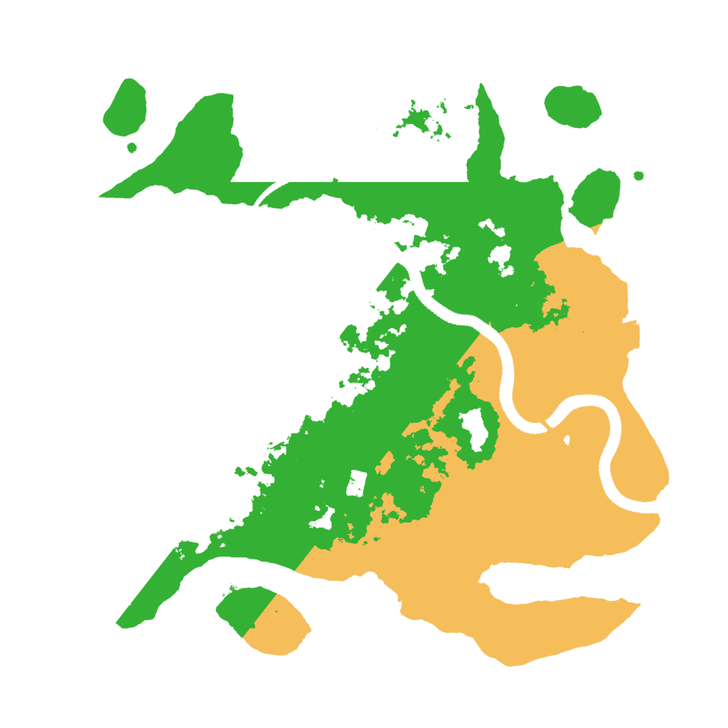 Biome Rust Map: Procedural Map, Size: 3000, Seed: 605736225