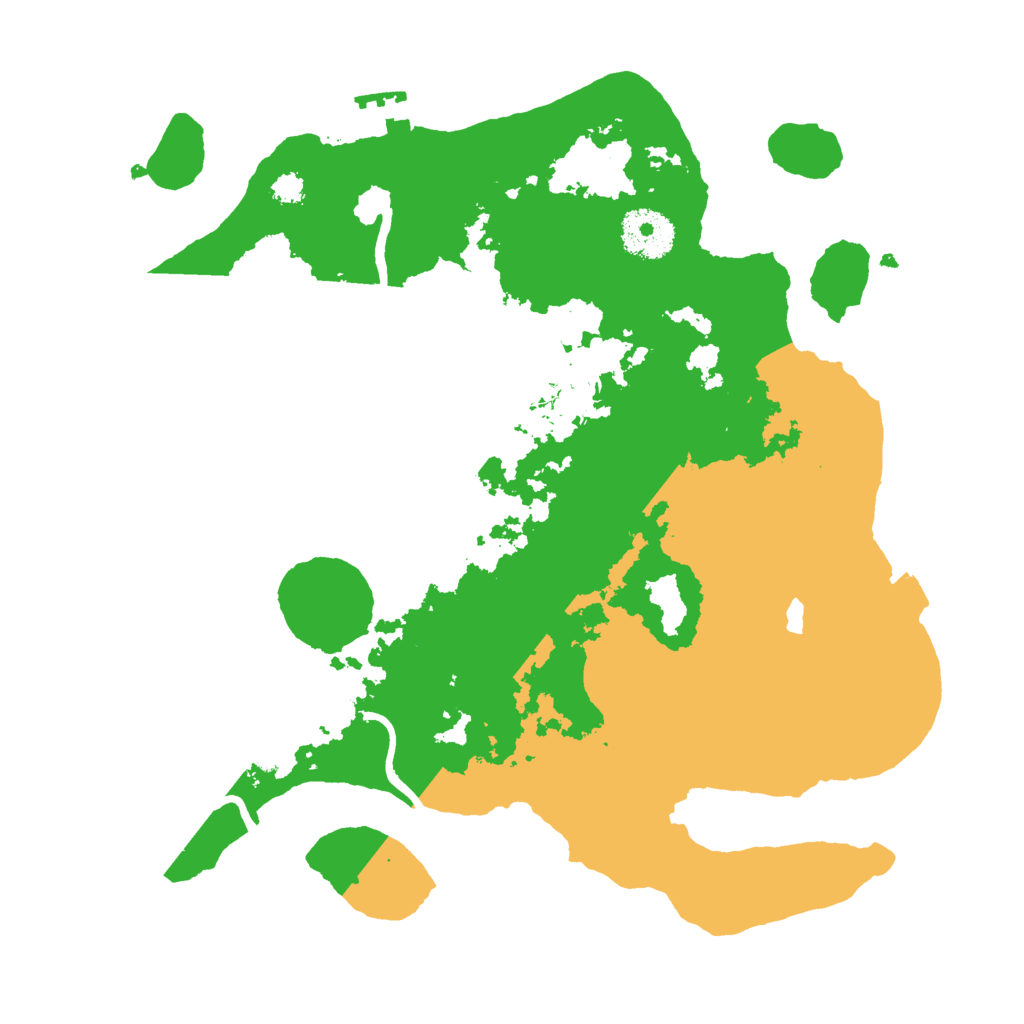 Biome Rust Map: Procedural Map, Size: 3000, Seed: 605736225