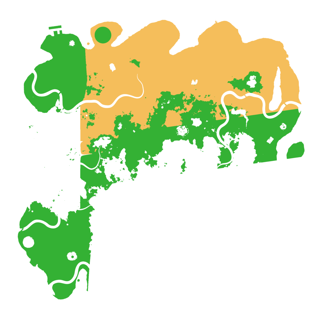 Biome Rust Map: Procedural Map, Size: 5100, Seed: 50000
