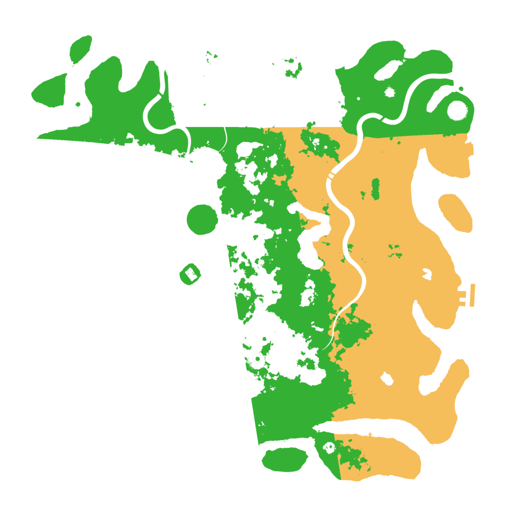 Biome Rust Map: Procedural Map, Size: 4500, Seed: 6721526