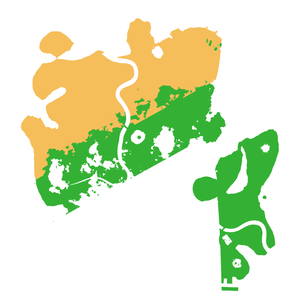 Biome Rust Map: Procedural Map, Size: 3300, Seed: 702887410