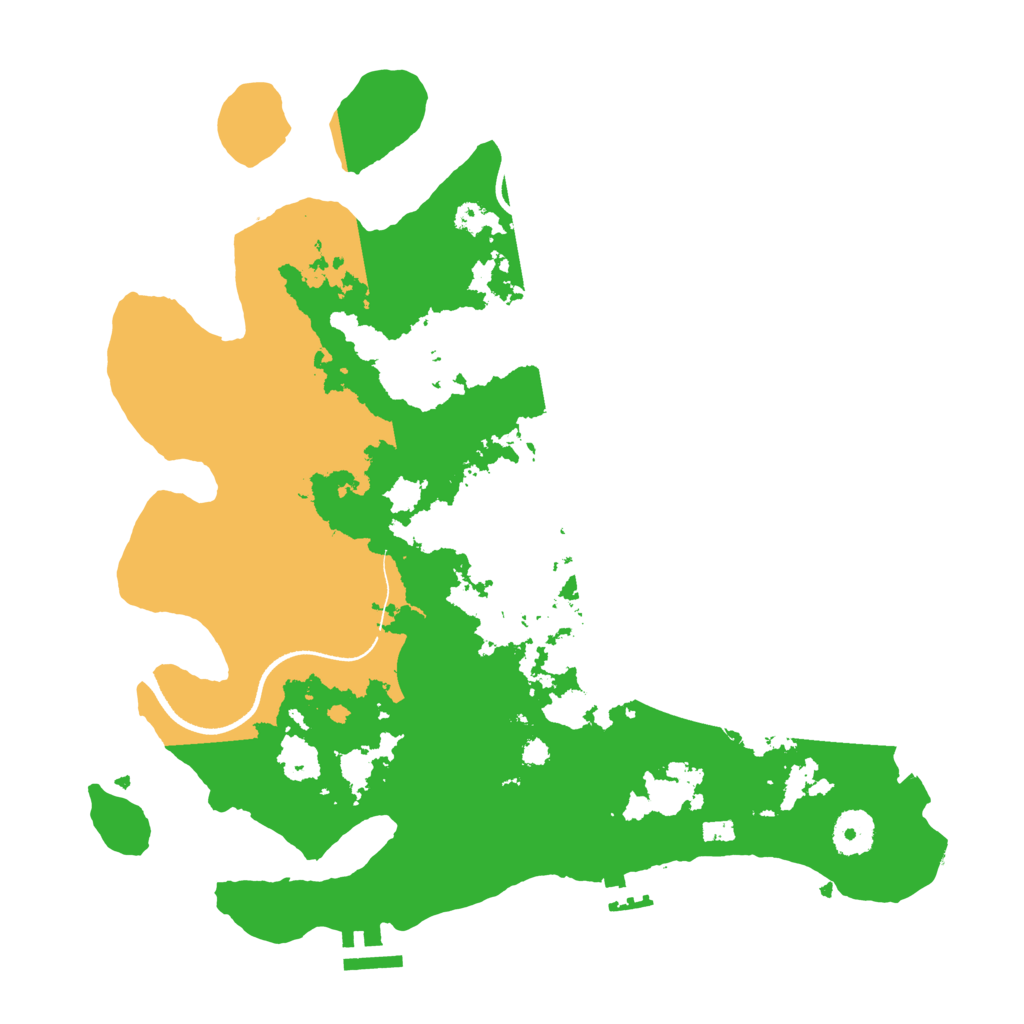 Biome Rust Map: Procedural Map, Size: 3500, Seed: 1900457370