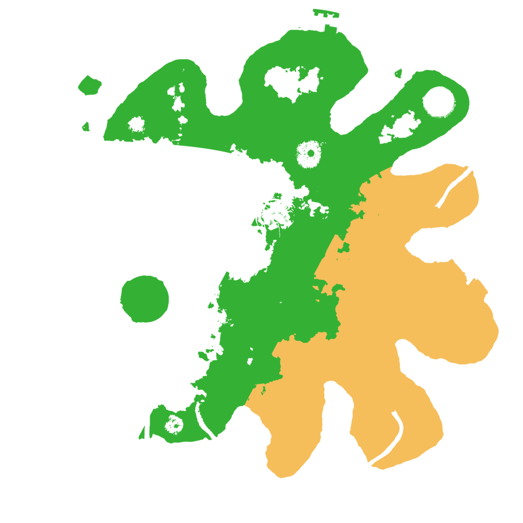 Biome Rust Map: Procedural Map, Size: 3000, Seed: 84861