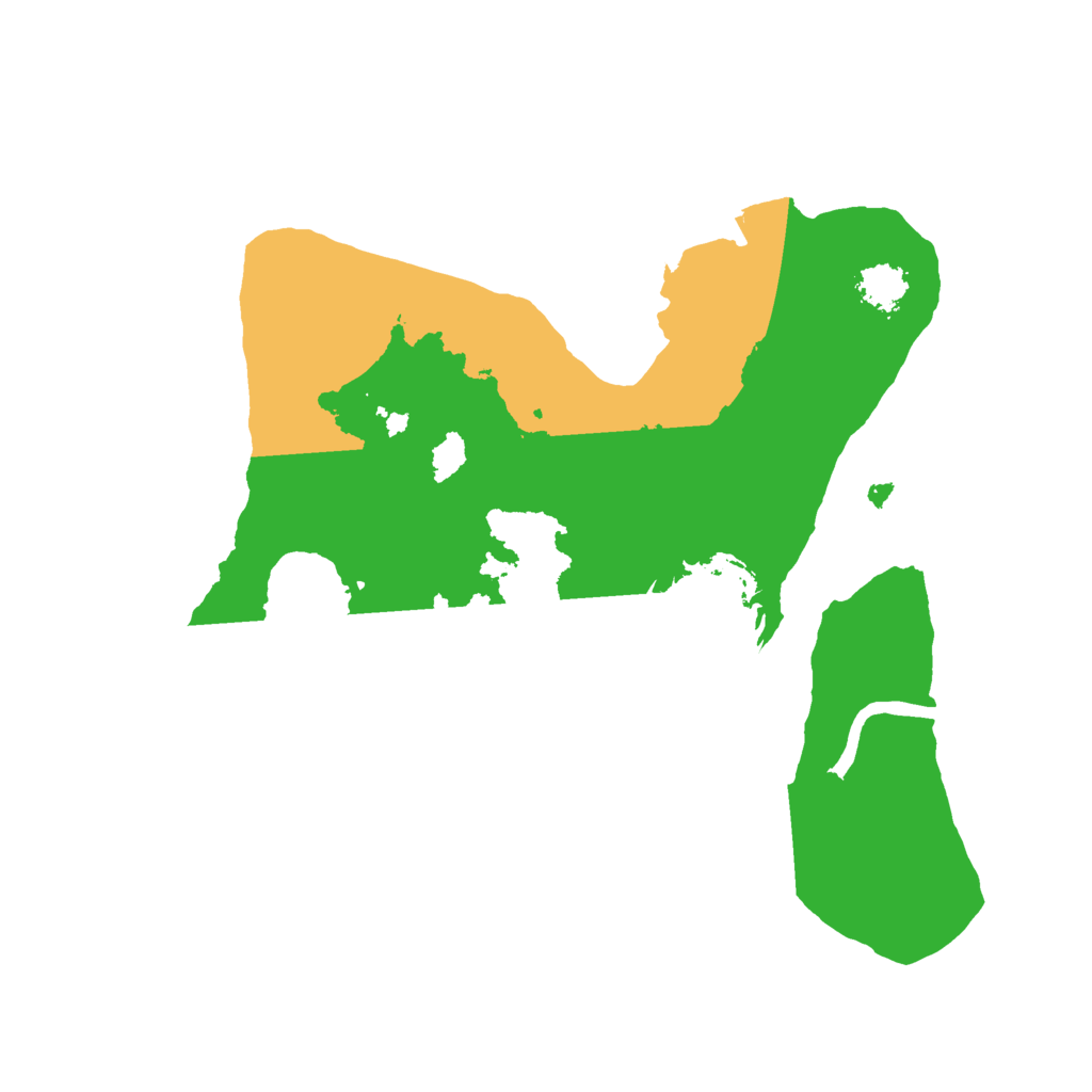 Biome Rust Map: Procedural Map, Size: 2100, Seed: 3824