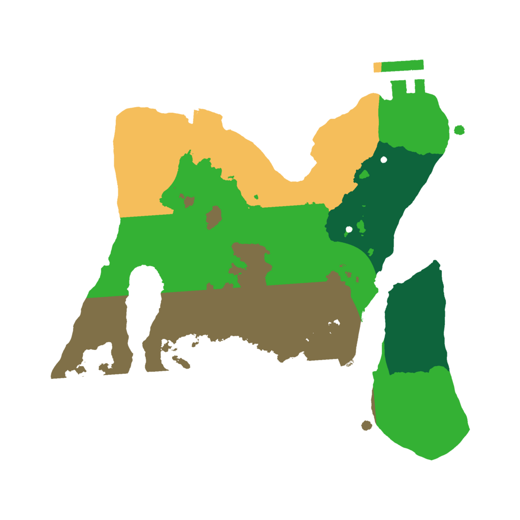 Biome Rust Map: Procedural Map, Size: 2100, Seed: 3824