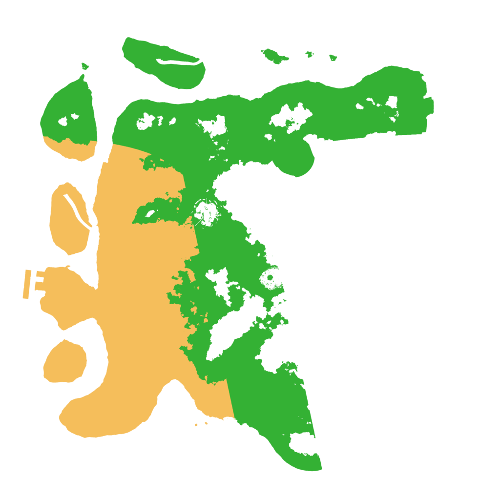 Biome Rust Map: Procedural Map, Size: 3500, Seed: 1303683182