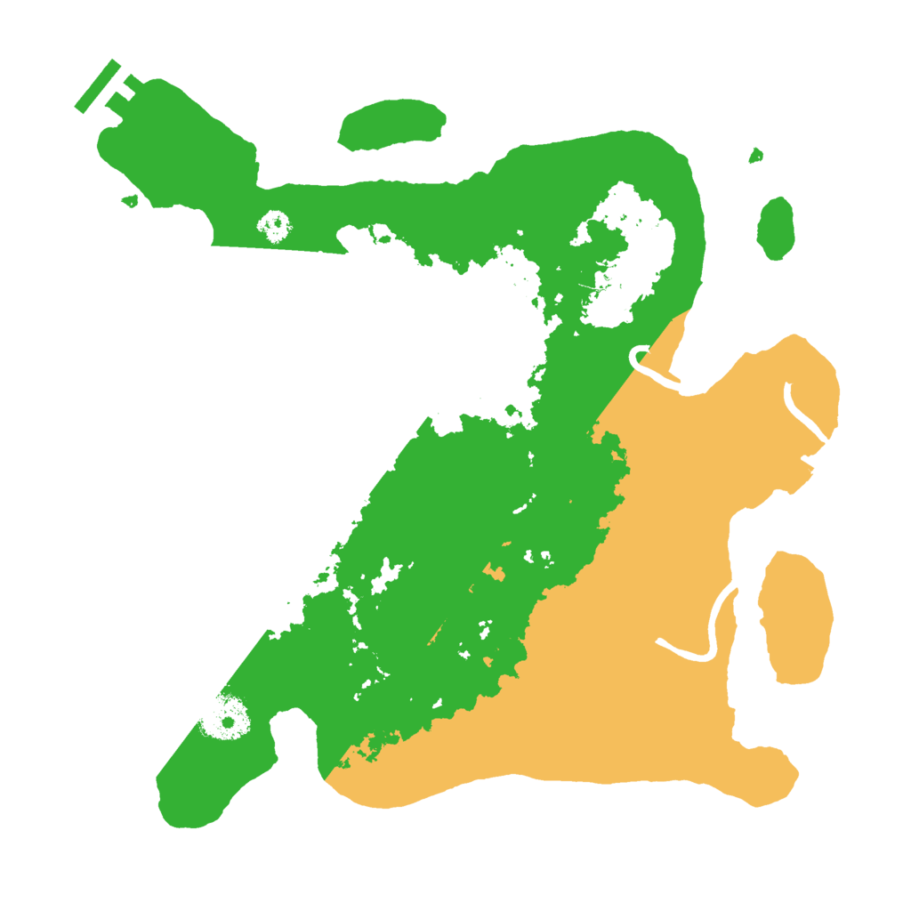 Biome Rust Map: Procedural Map, Size: 3000, Seed: 645486453