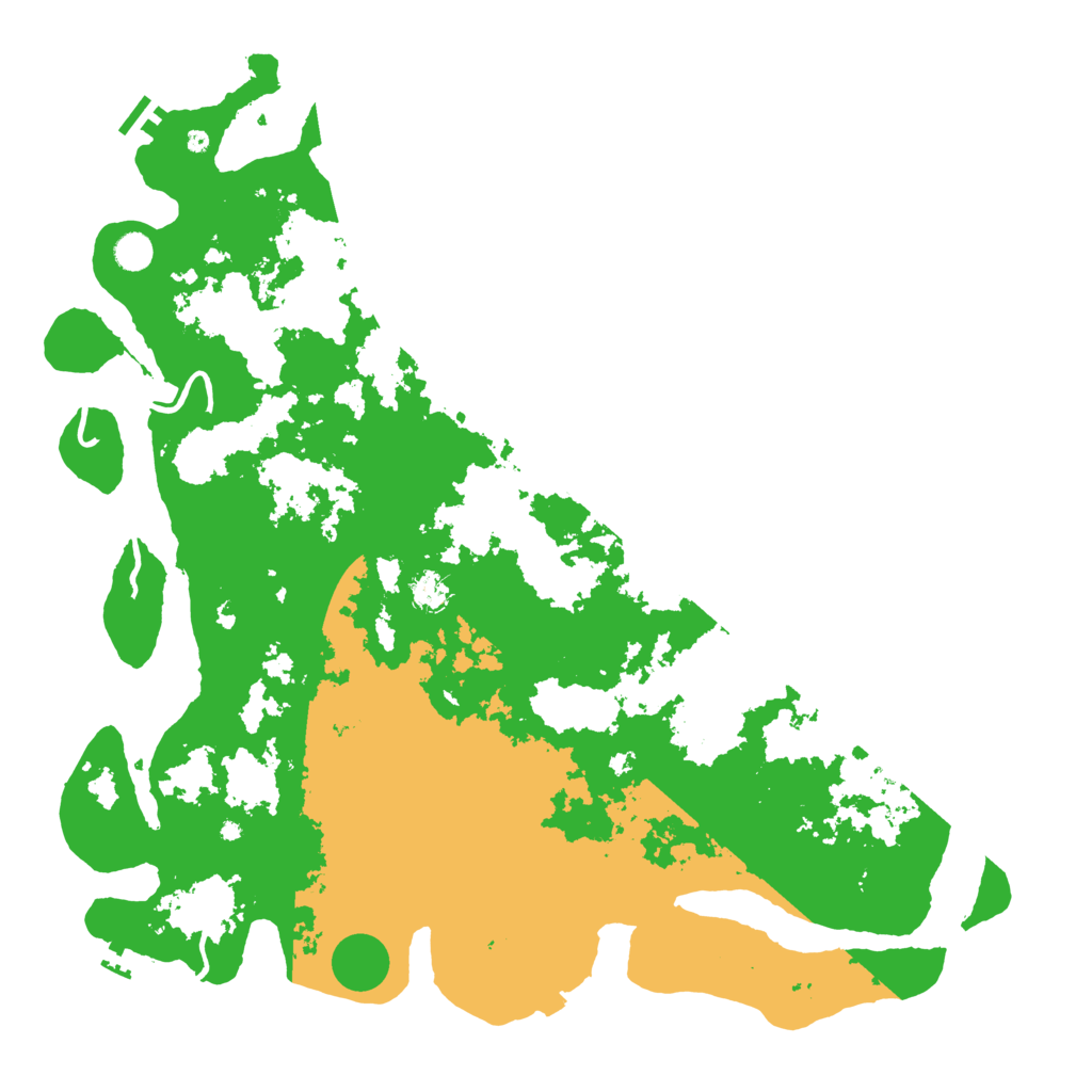 Biome Rust Map: Procedural Map, Size: 5000, Seed: 875463