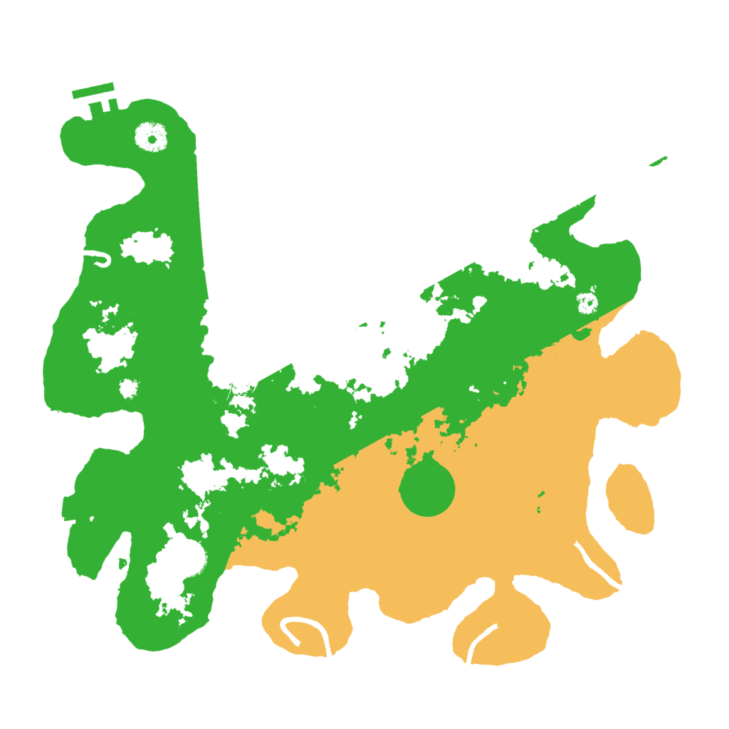 Biome Rust Map: Procedural Map, Size: 3500, Seed: 2021920169