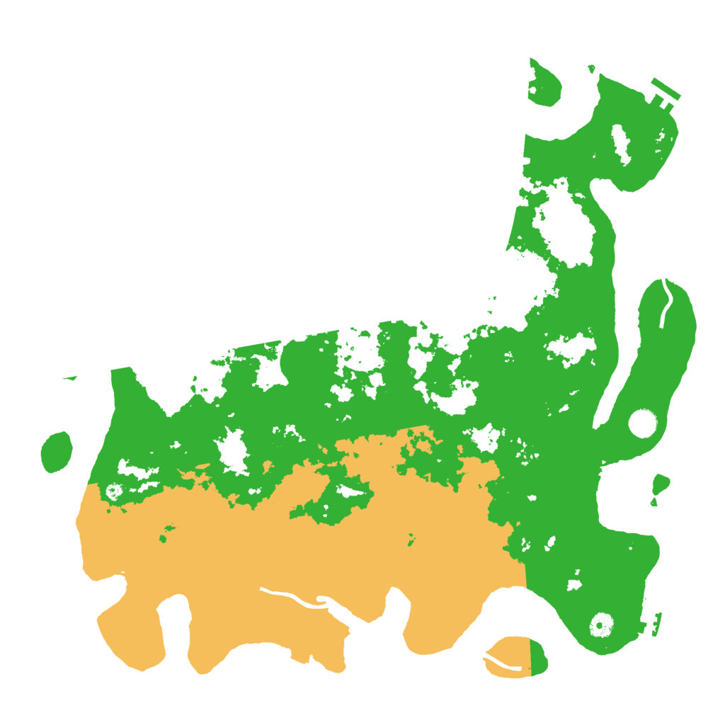 Biome Rust Map: Procedural Map, Size: 4500, Seed: 74567567