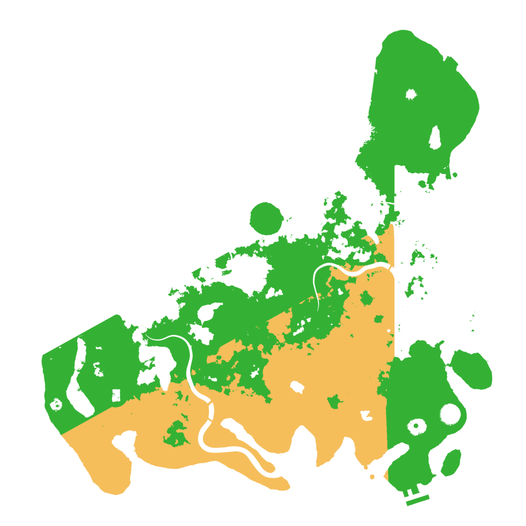 Biome Rust Map: Procedural Map, Size: 4500, Seed: 156747234