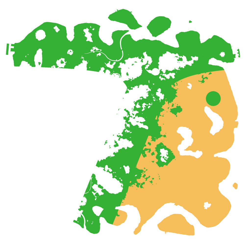 Biome Rust Map: Procedural Map, Size: 4500, Seed: 23456567