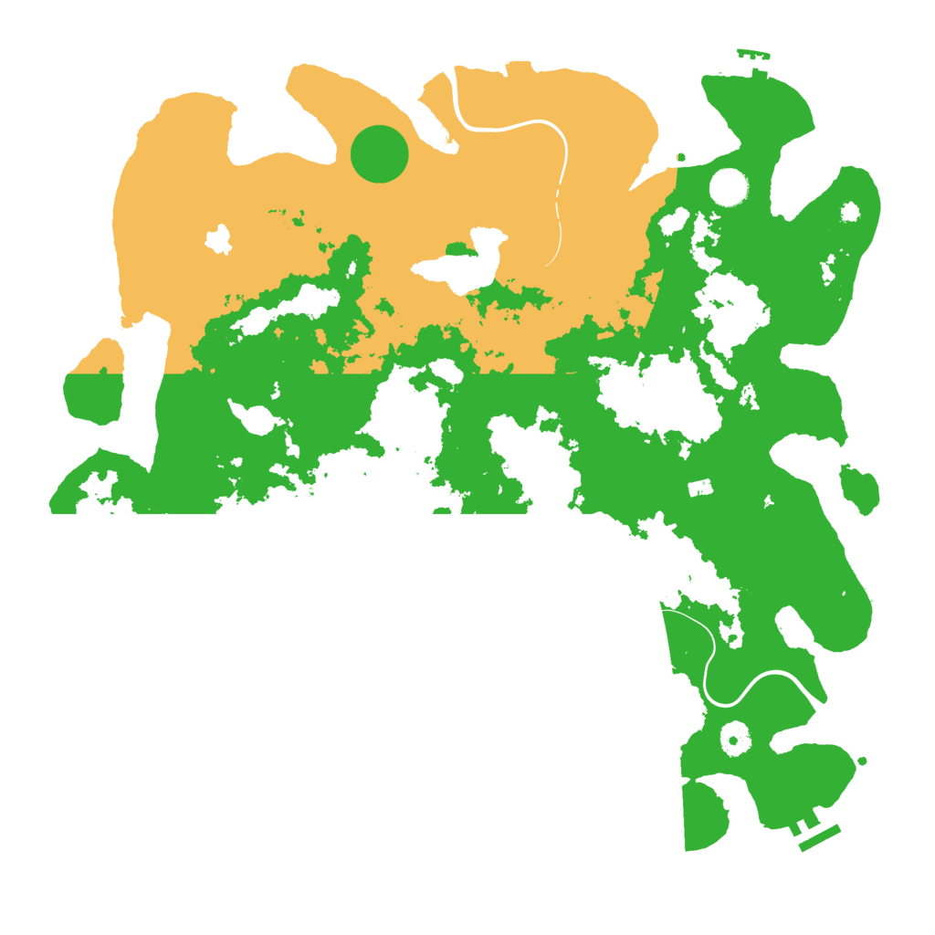 Biome Rust Map: Procedural Map, Size: 4250, Seed: 859116692