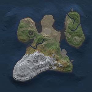 Thumbnail Rust Map: Procedural Map, Size: 1900, Seed: 1958558526, 5 Monuments