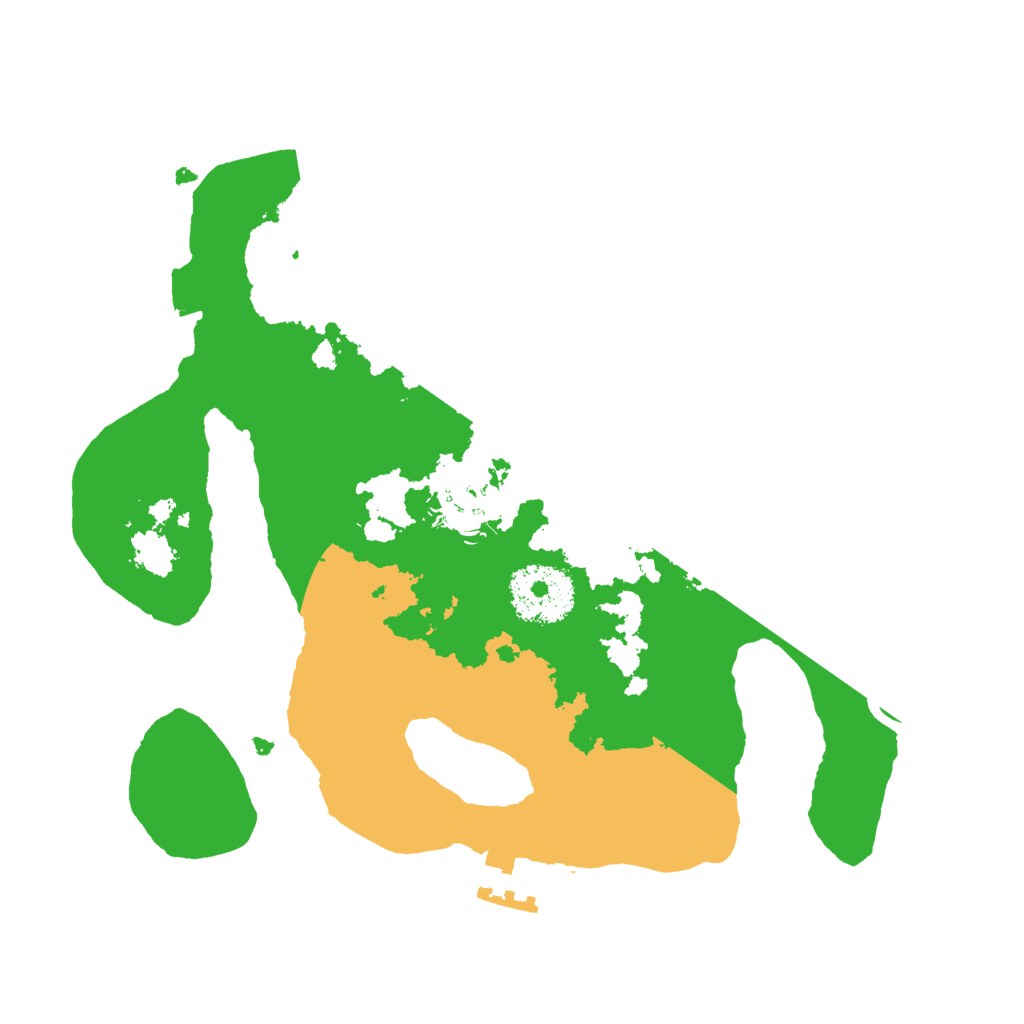 Biome Rust Map: Procedural Map, Size: 2500, Seed: 846418679