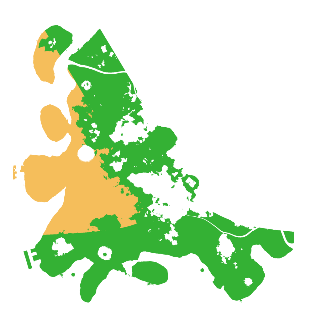 Biome Rust Map: Procedural Map, Size: 3500, Seed: 768997062