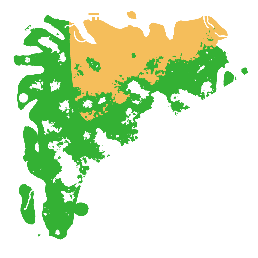 Biome Rust Map: Procedural Map, Size: 5000, Seed: 22424