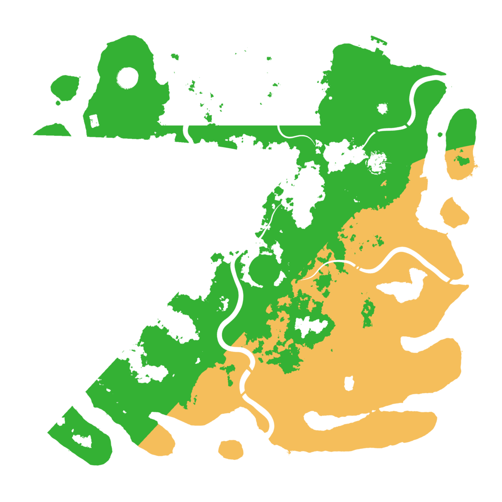 Biome Rust Map: Procedural Map, Size: 4300, Seed: 972557361