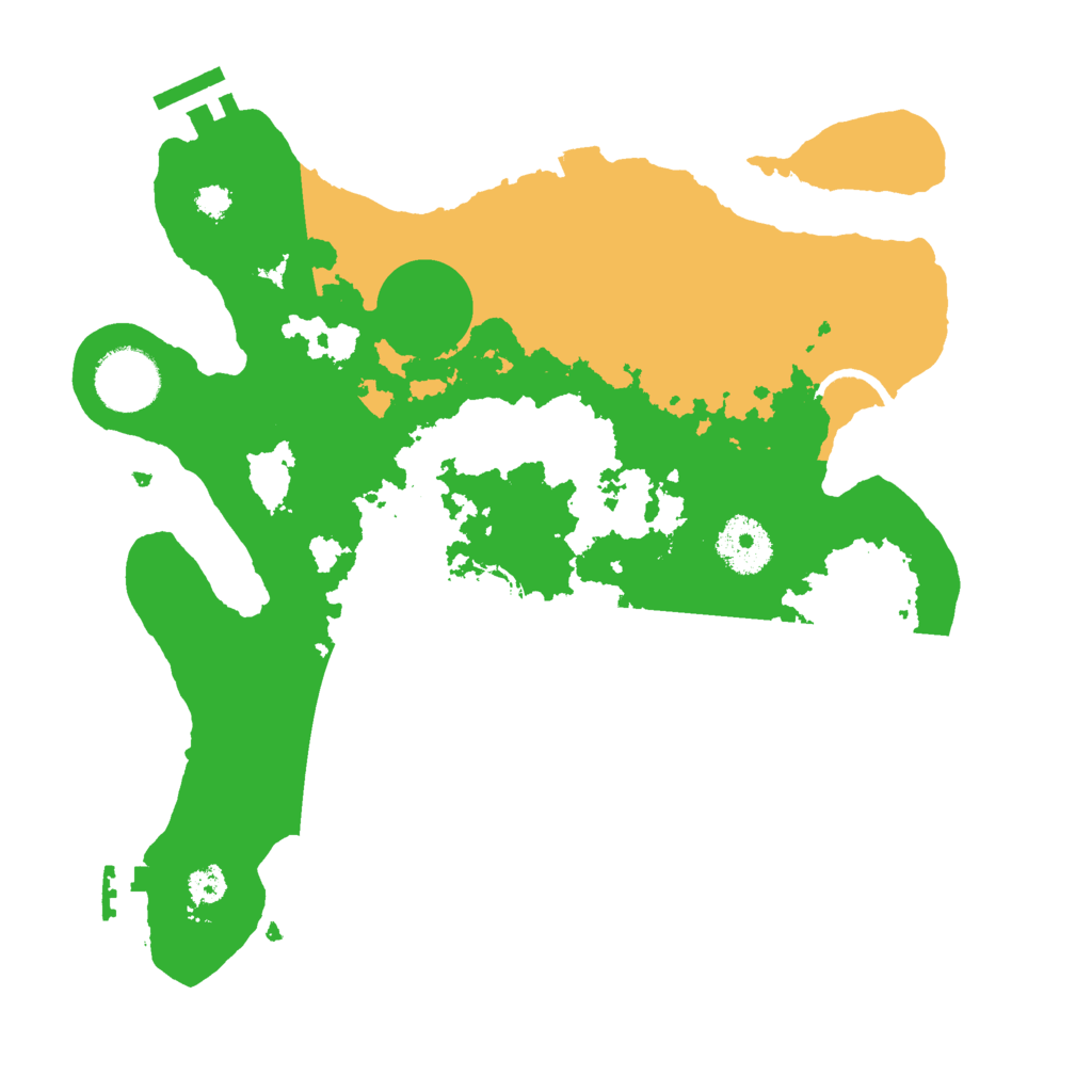 Biome Rust Map: Procedural Map, Size: 3000, Seed: 2584