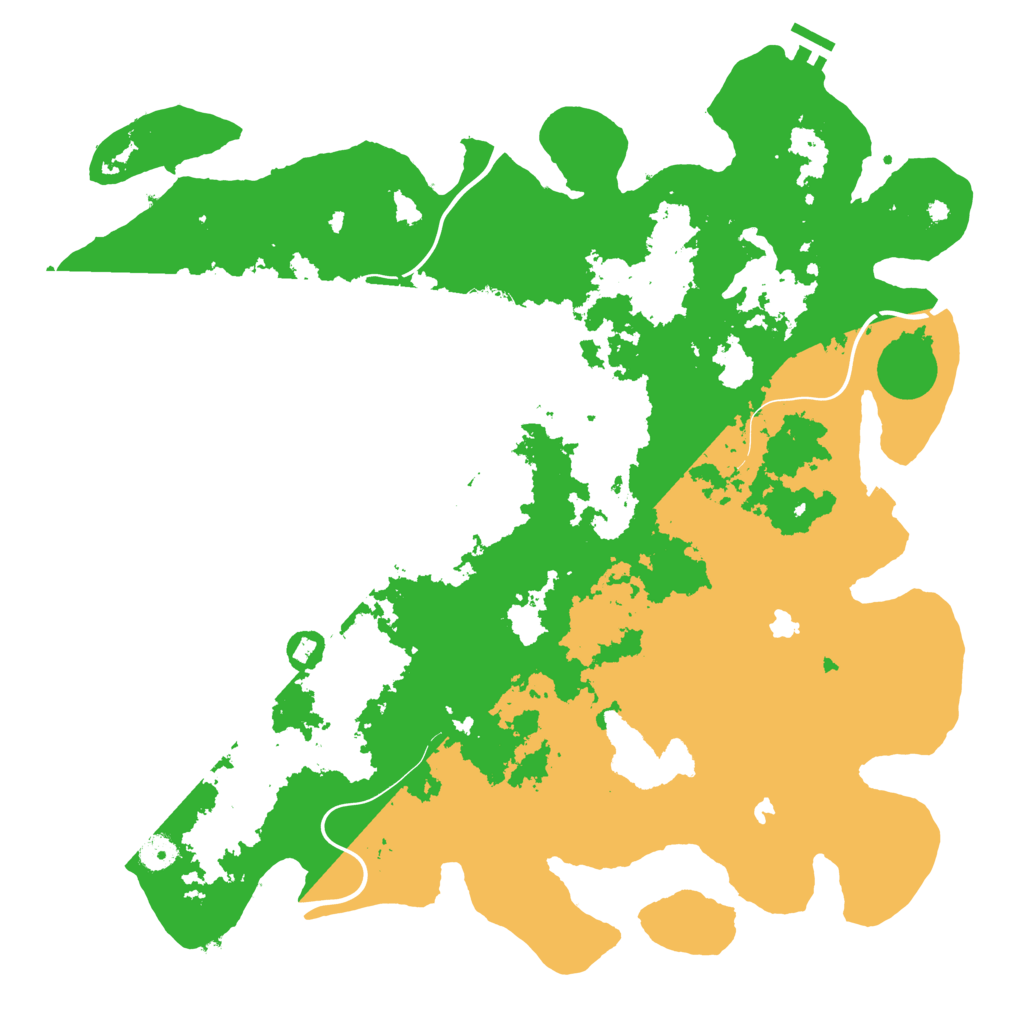 Biome Rust Map: Procedural Map, Size: 4500, Seed: 959872295