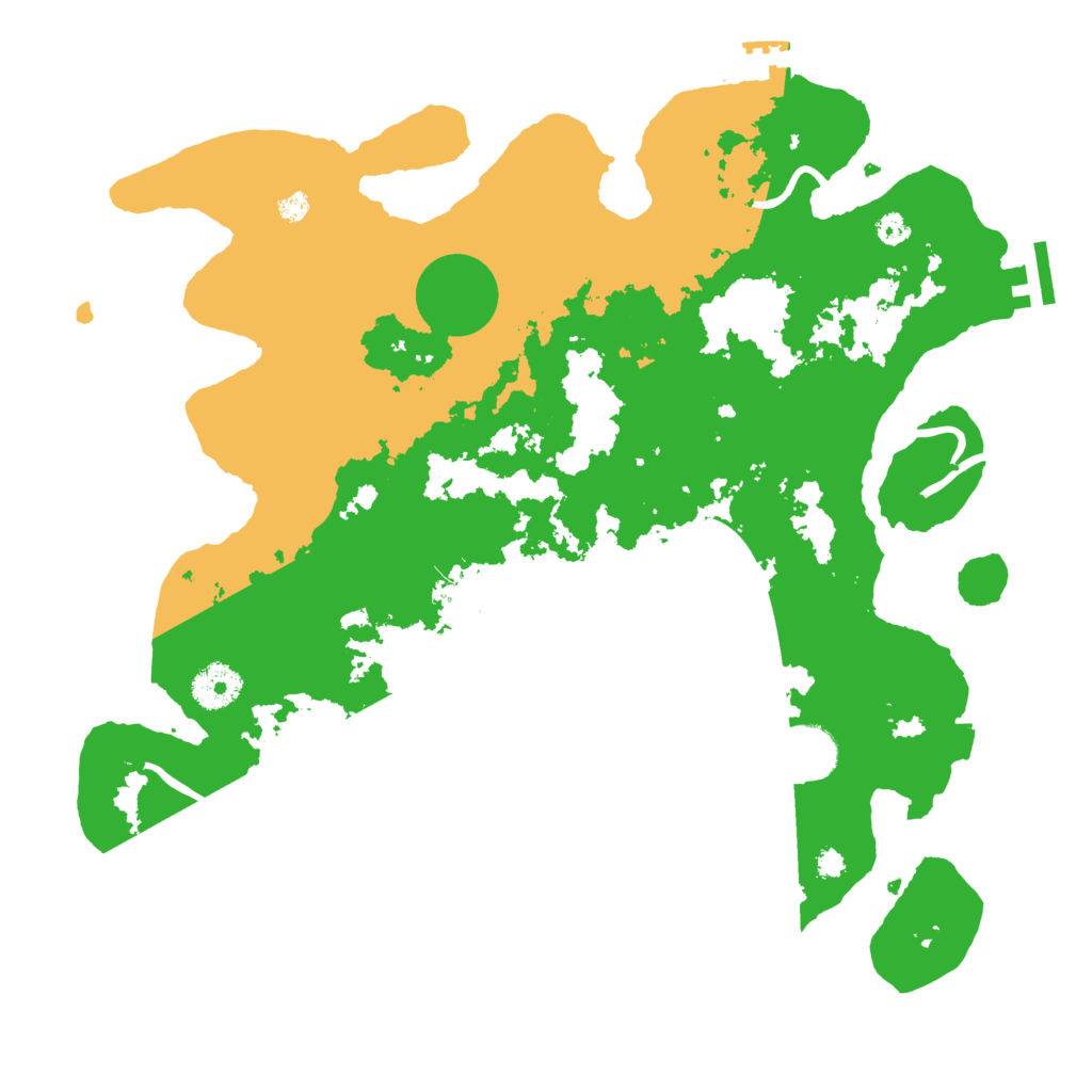 Biome Rust Map: Procedural Map, Size: 3500, Seed: 1286710027