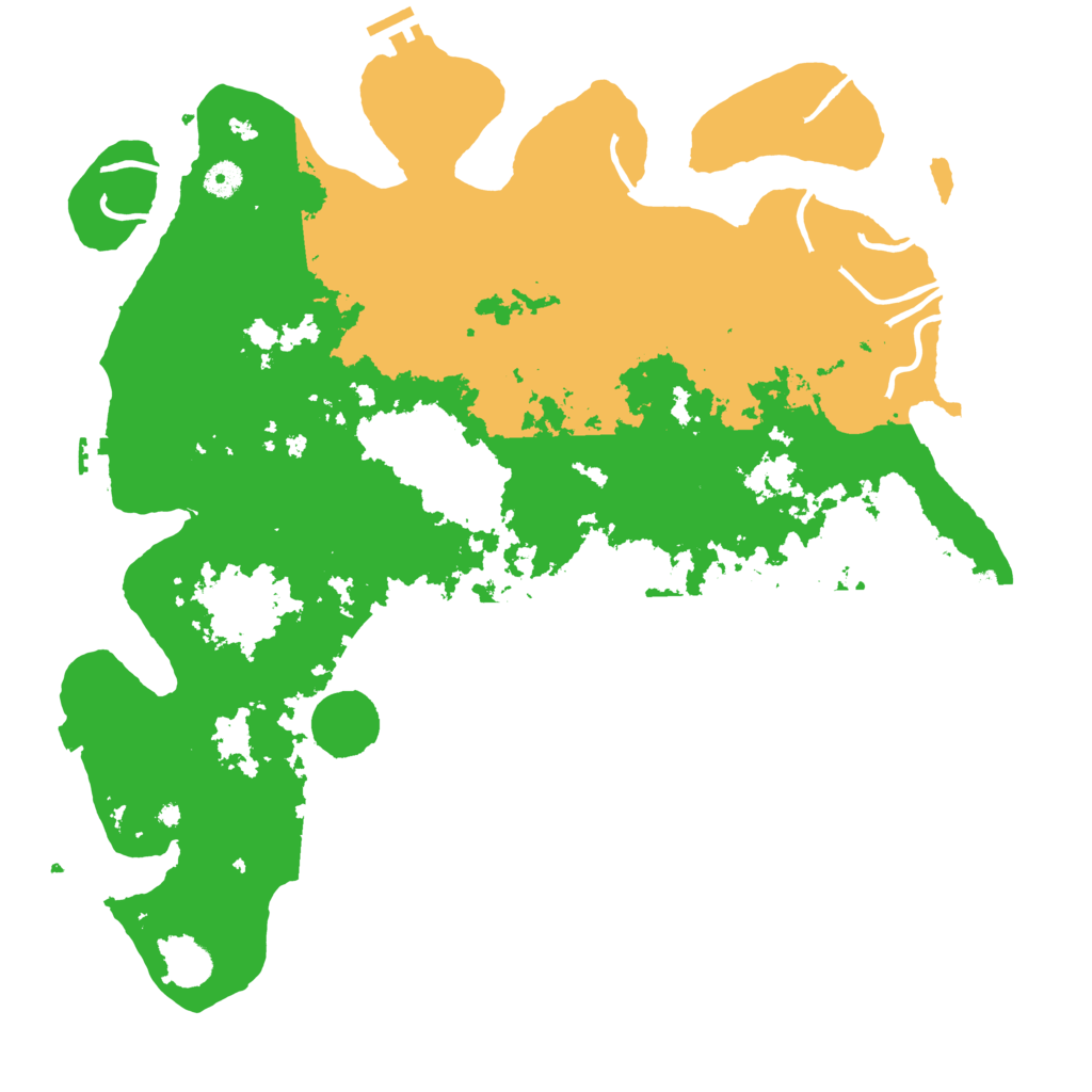 Biome Rust Map: Procedural Map, Size: 4500, Seed: 134191118