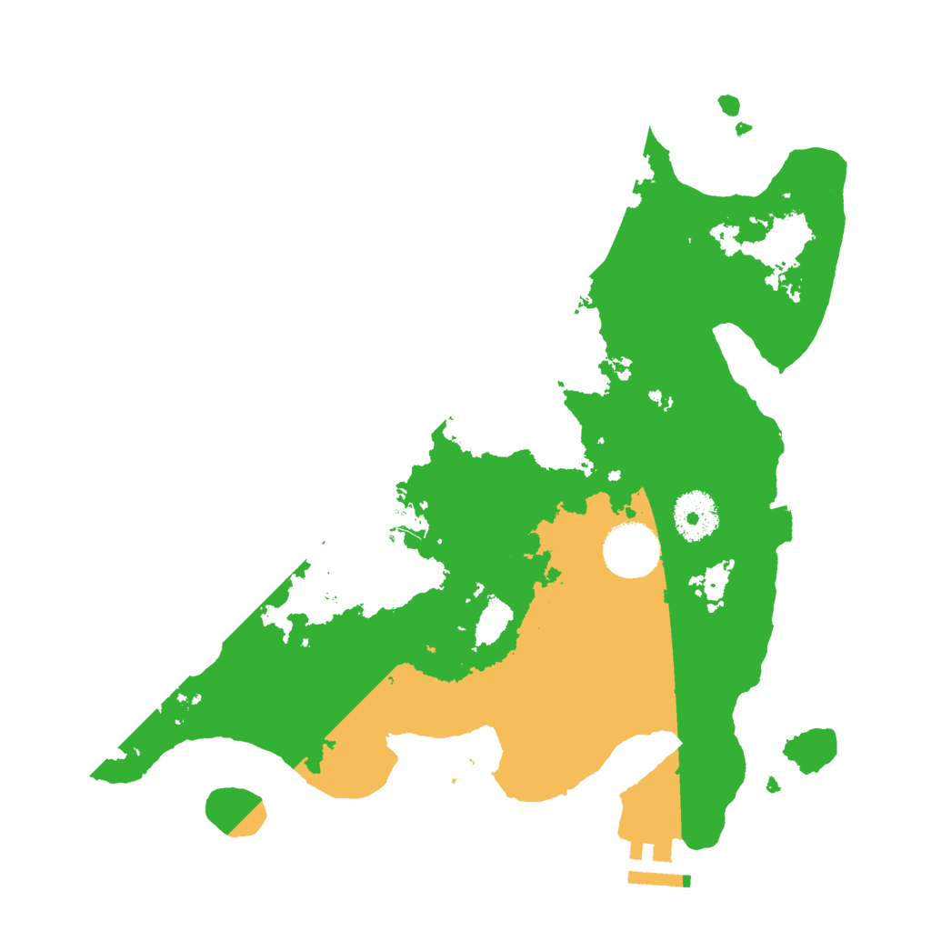 Biome Rust Map: Procedural Map, Size: 3000, Seed: 401541119