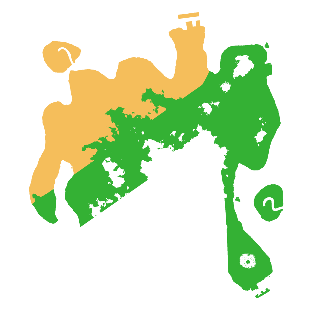 Biome Rust Map: Procedural Map, Size: 3000, Seed: 1210482231